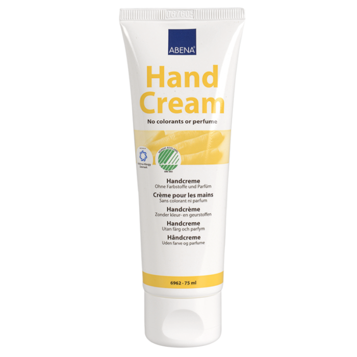 Κρέμα χεριών ABENA Hand Cream με 21% φυτικά λιπίδια, χωρίς χρωστικές, χωρίς άρωμα, 75ml