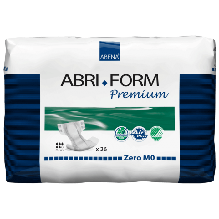 Πάνα Ημέρας ABENA Abri Form Premium Zero MEDIUM 0 (περιφέρεια 70 έως 110εκ.) 26τμχ.