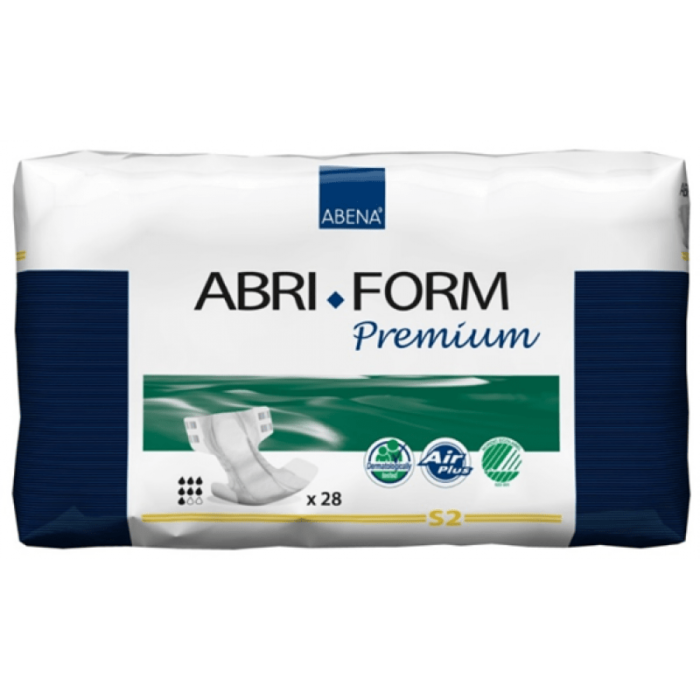 Πάνα Super Νύχτας ABENA Abri Form Premium SMALL 2 (περιφέρεια 60εκ. έως 85εκ.) 28τμχ.