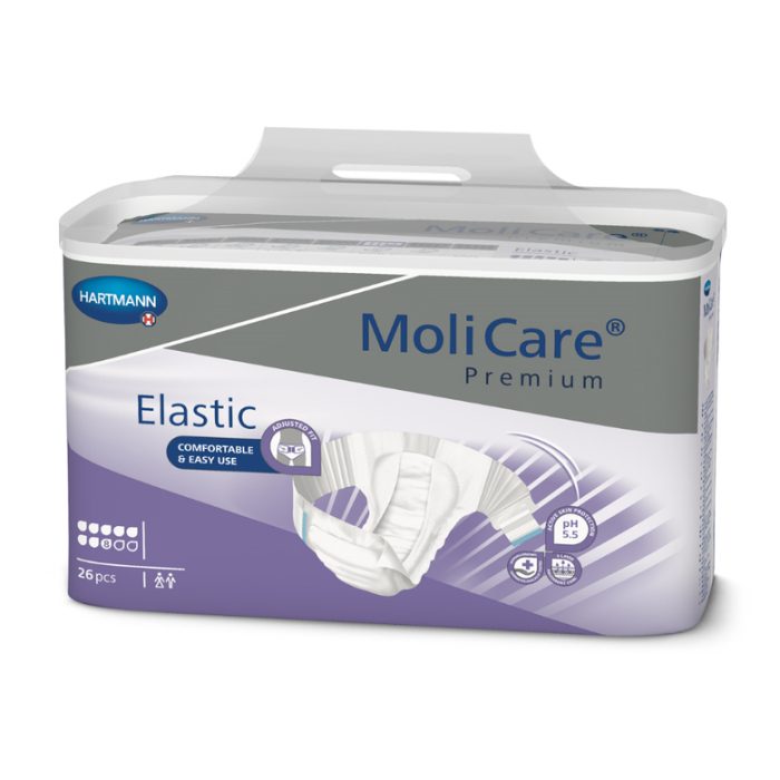 MoliCare® Premium Elastic Πάνες Ακράτειας νύχτας, 8 σταγόνες, Medium, 26τμχ