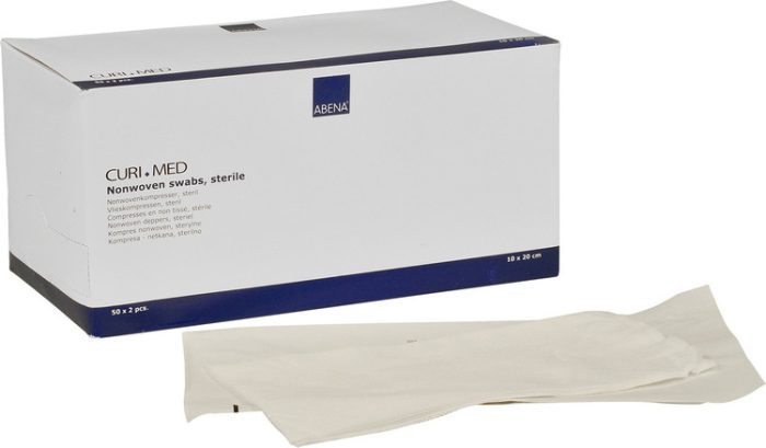 Επιθέματα γάζας nonwoven ABENA αποστειρωμένα 4ply 10x20cm (100τμχ)