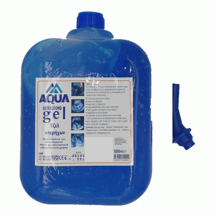 AQUA ULTRASOUND GEL ζελέ υπερήχων μπλε 5000ml