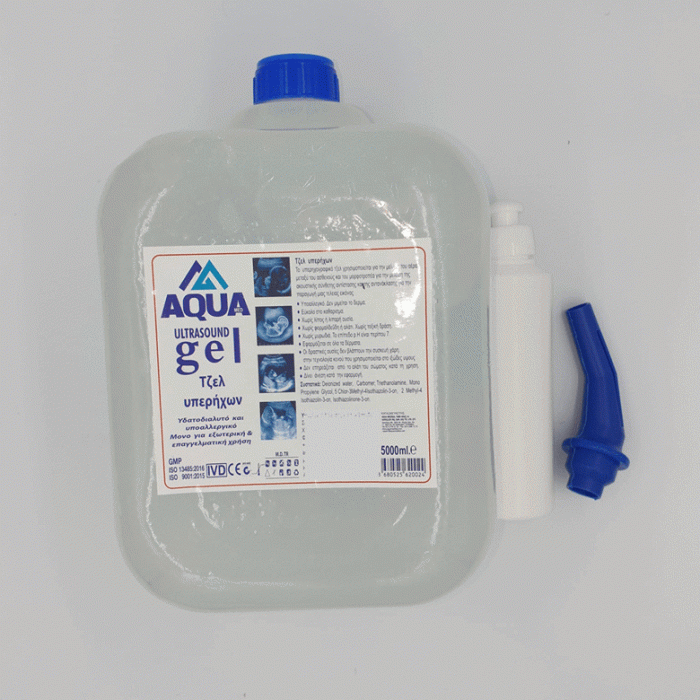 AQUA ULTRASOUND GEL ζελέ υπερήχων διάφανο 5000ml